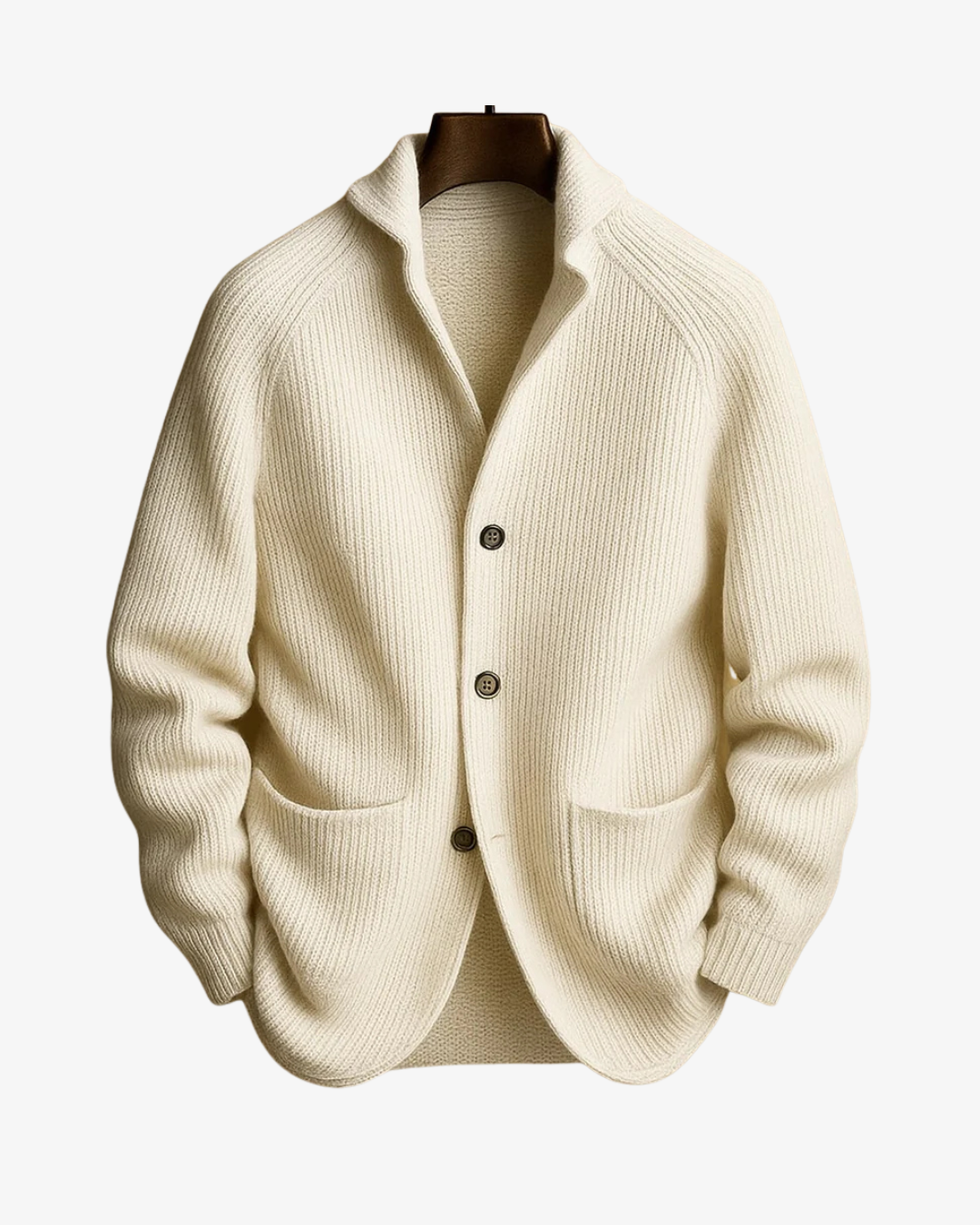 Modern Wool-Blend Cardigan