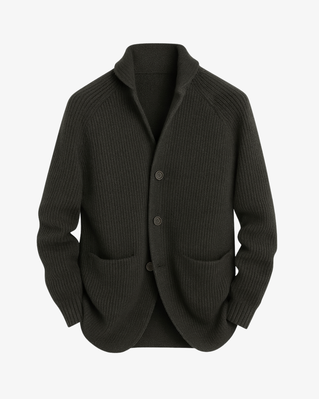 Modern Wool-Blend Cardigan