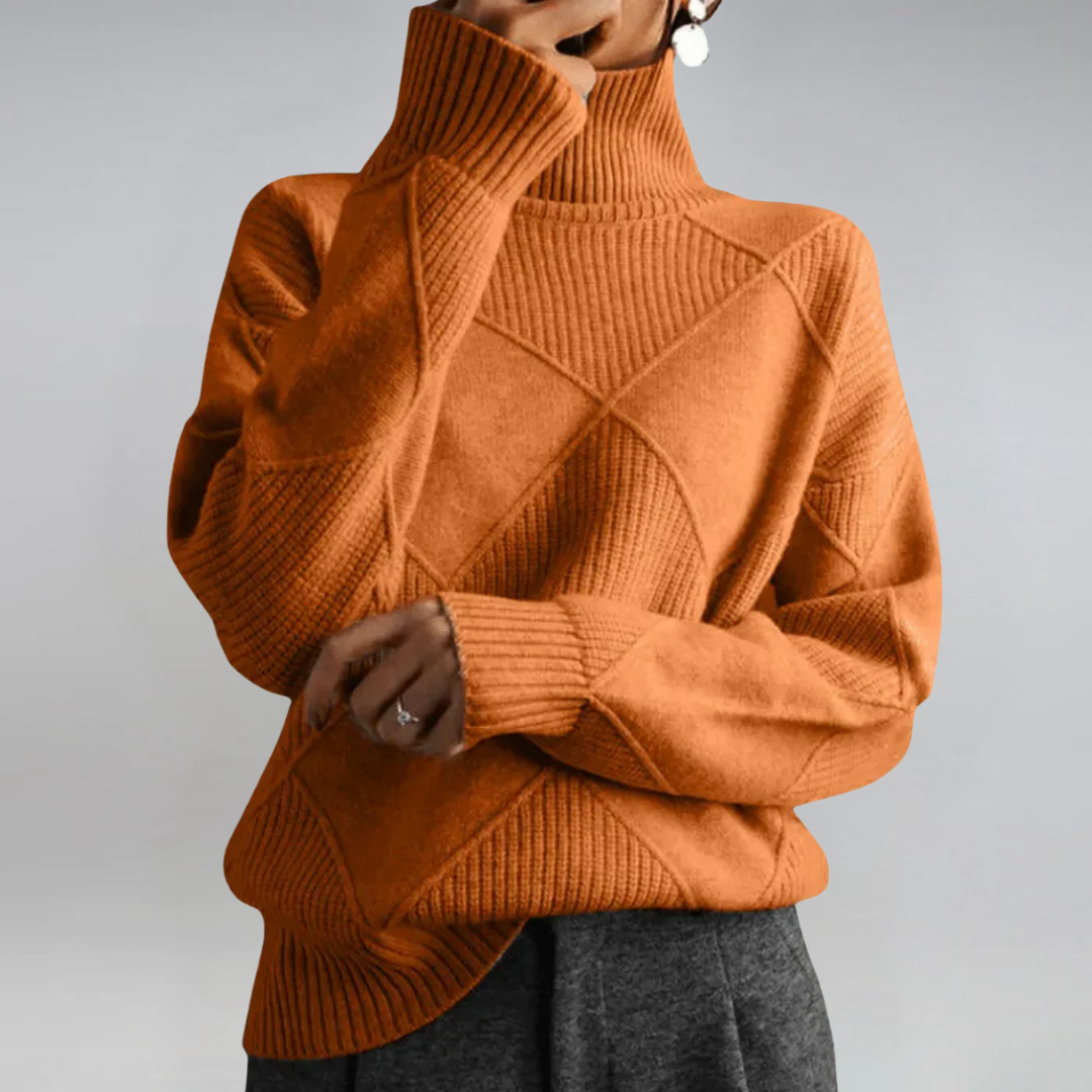 Luxe Cashmere Turtleneck Sweater