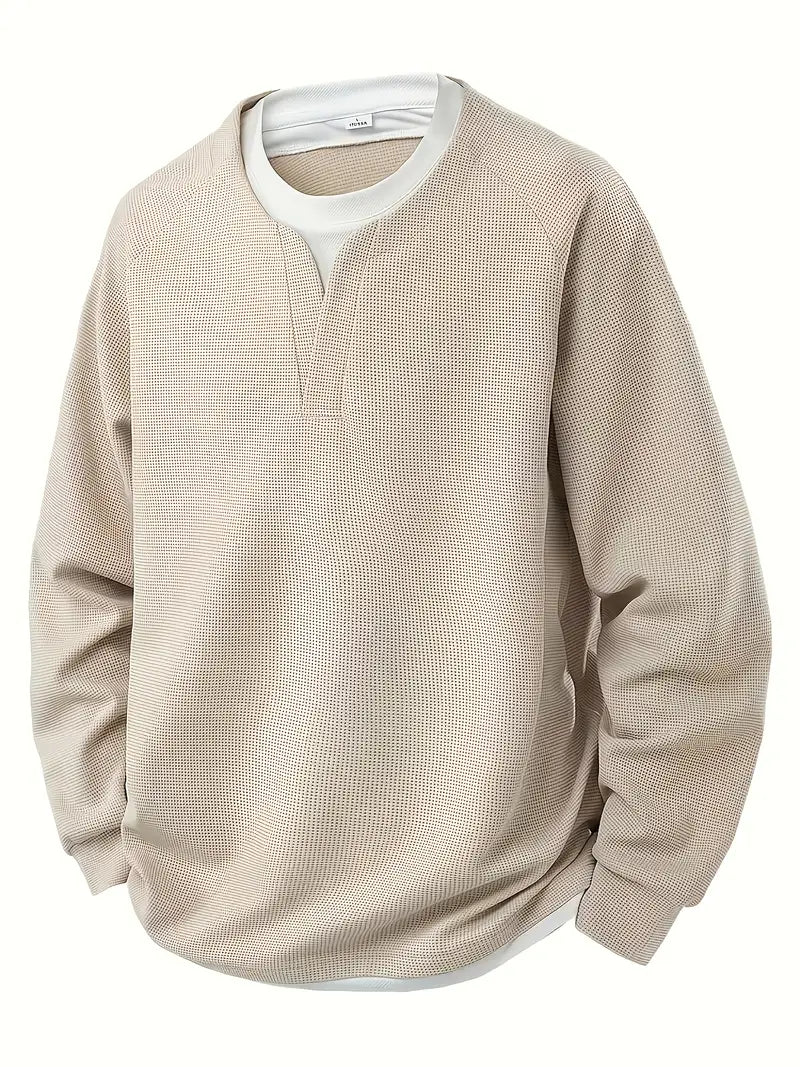 Layered Waffle Long Sleeve