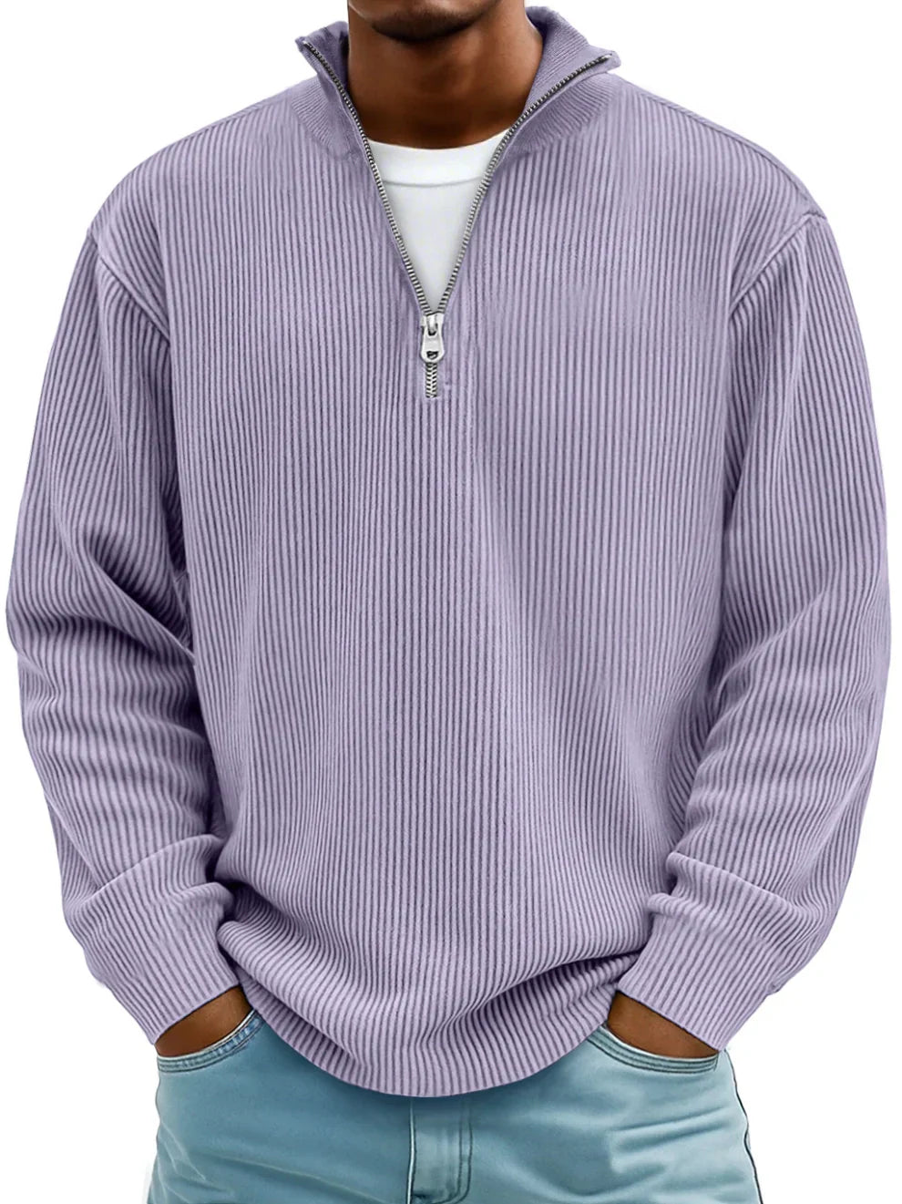 Modern Half-Zip Sweater Ease