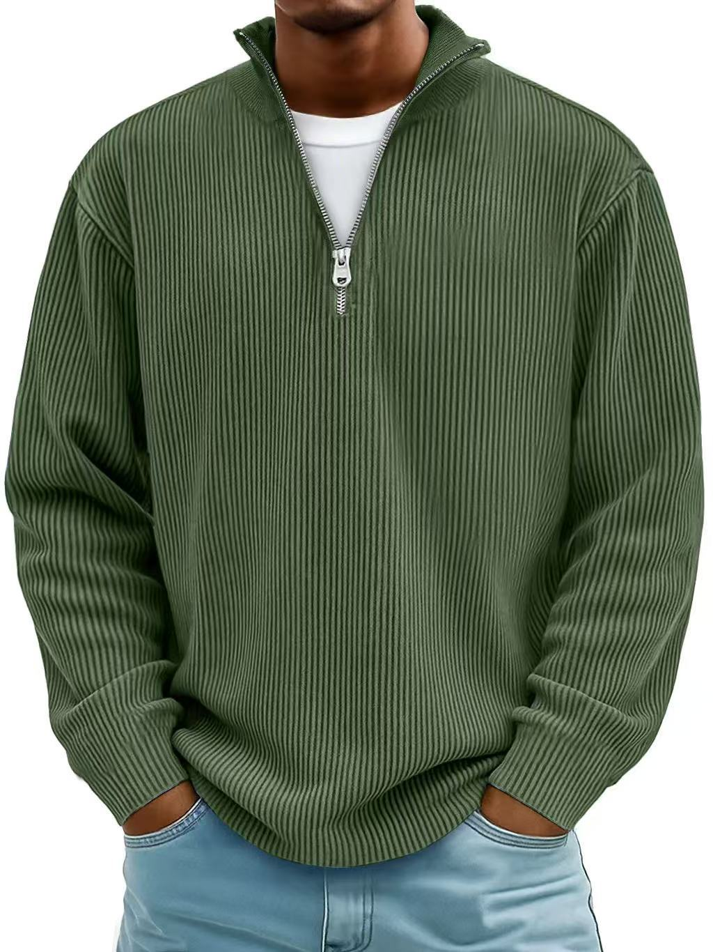 Modern Half-Zip Sweater Ease