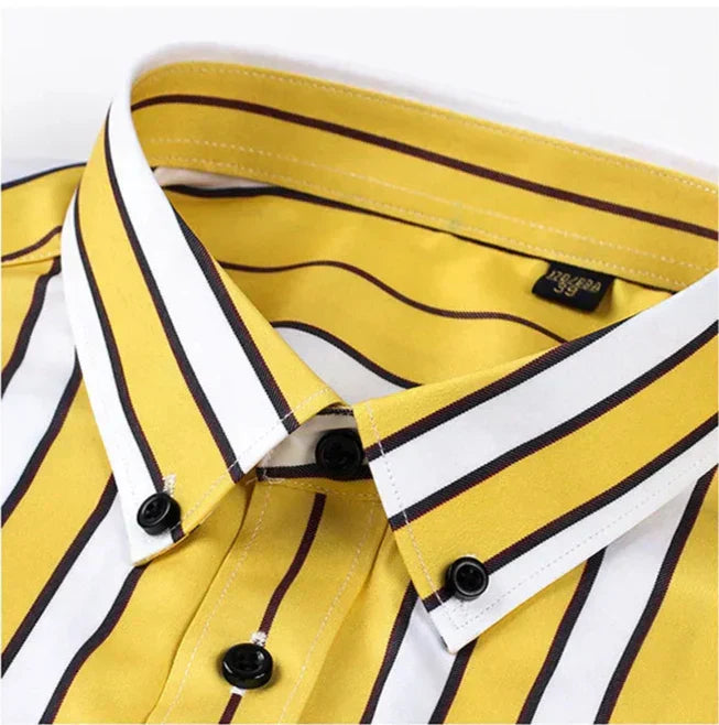 Relaxed Striped Cotton Shirt