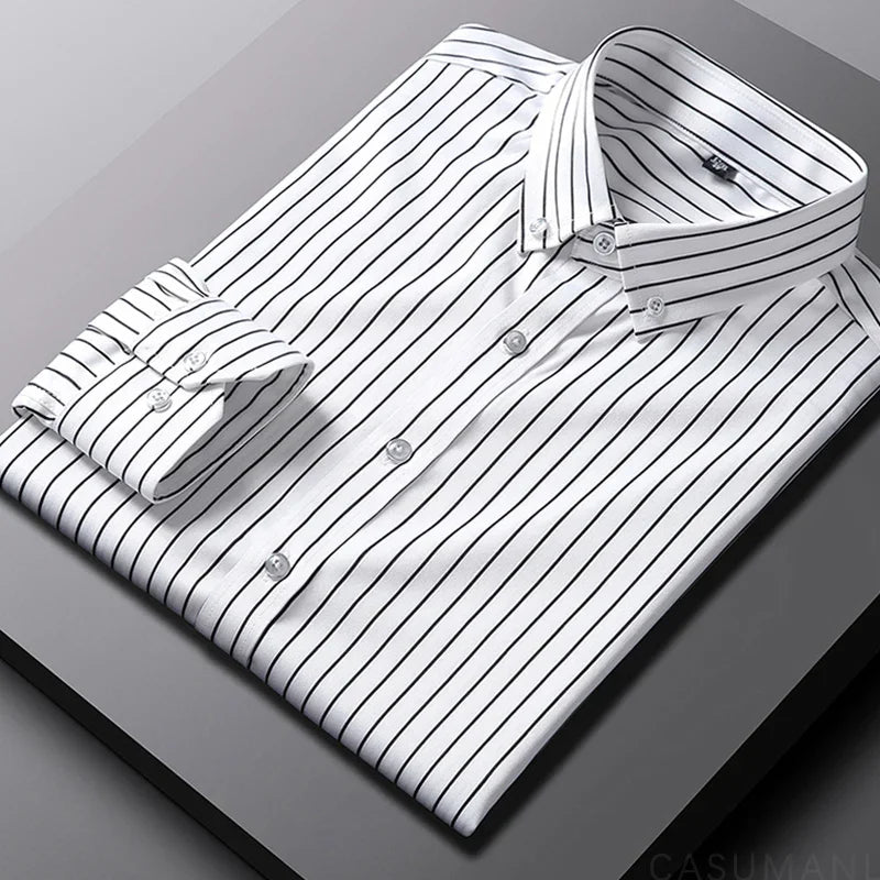 Relaxed Striped Cotton Shirt