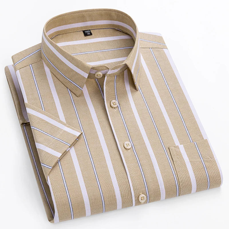 Short-Sleeve Cotton Shirt