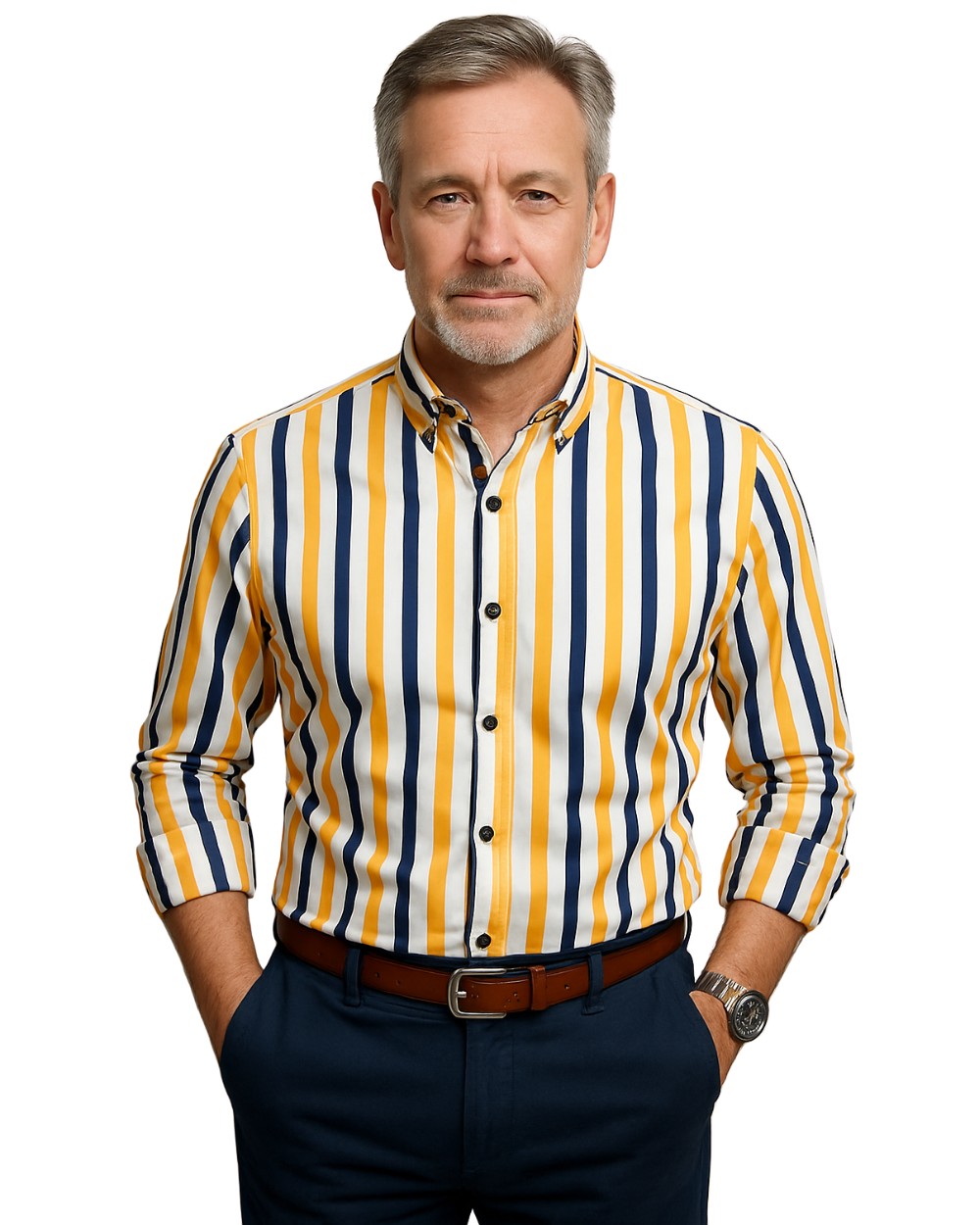 Relaxed Striped Cotton Shirt