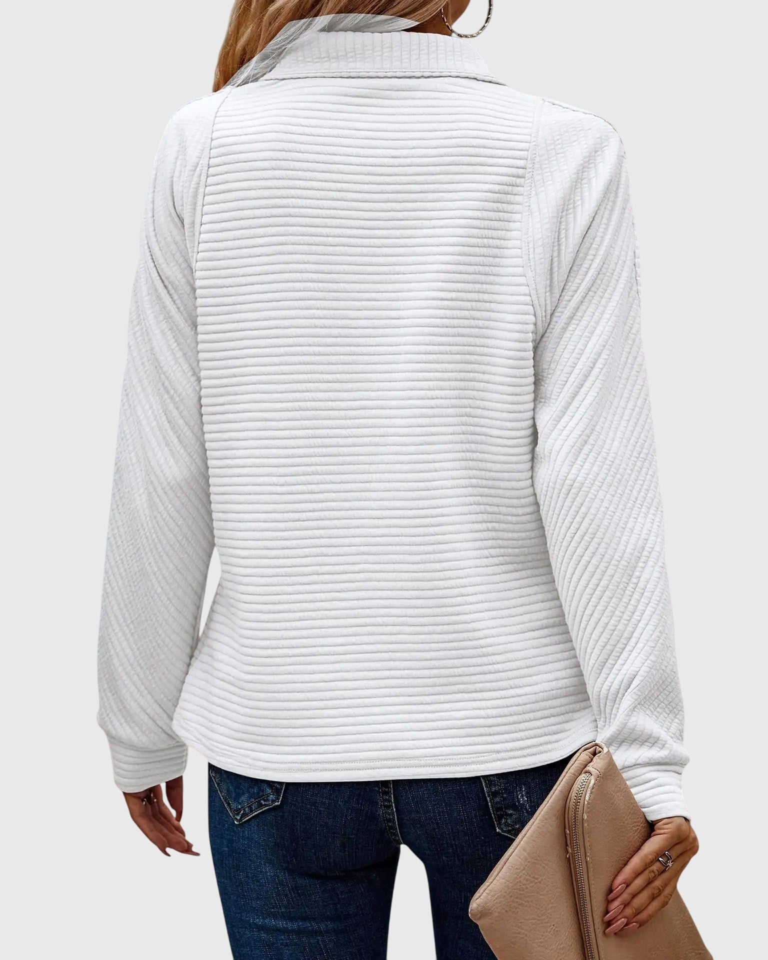 Elegant Half-Zip Sweater
