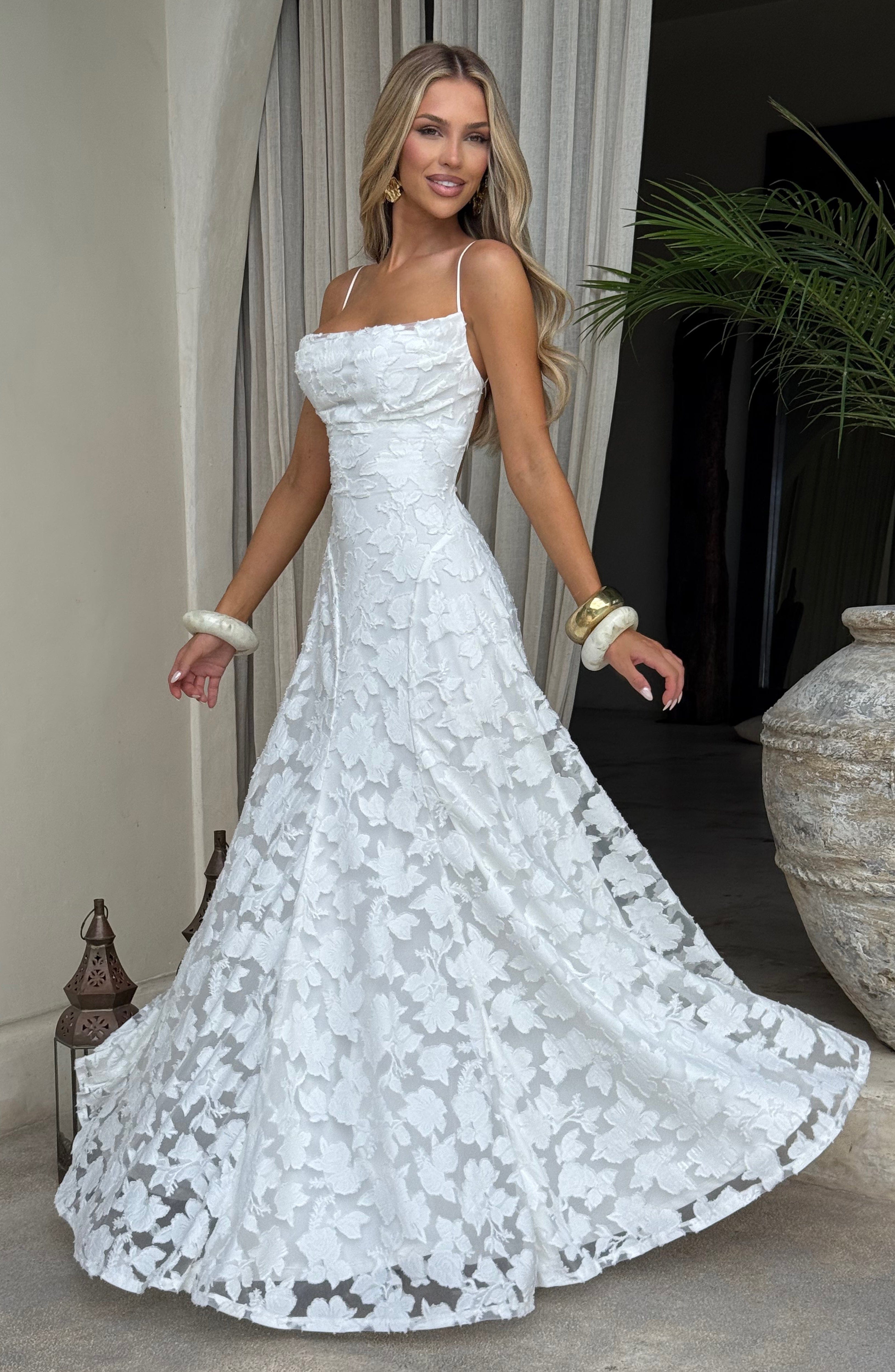 Alexander Saint Floral Maxi Dress