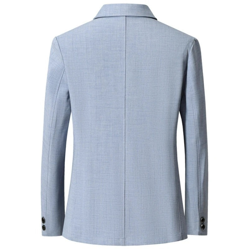 Breathable Linen Blend Blazer