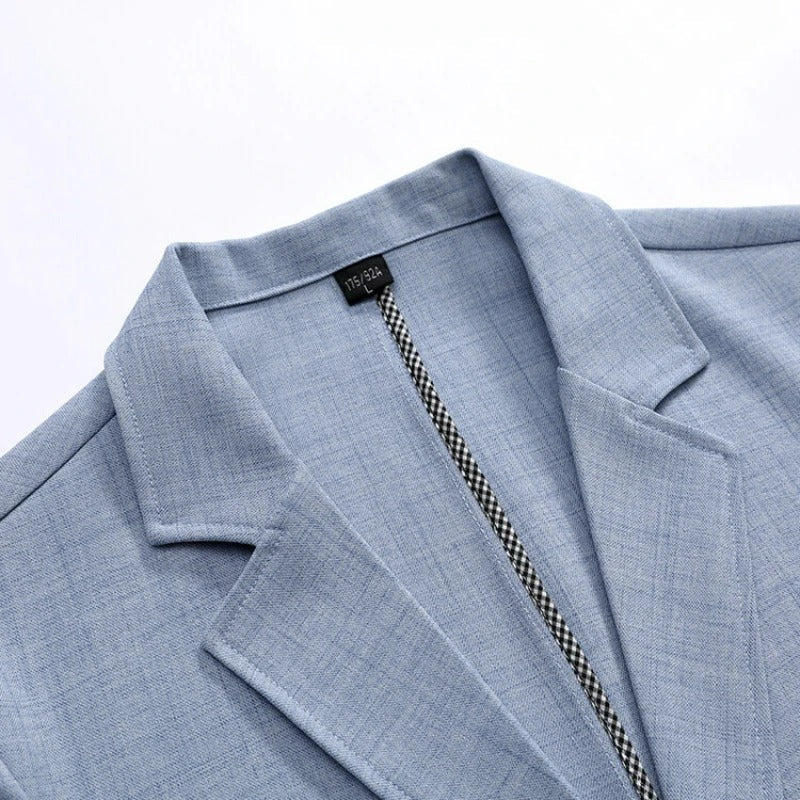 Breathable Linen Blend Blazer