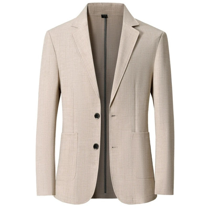 Breathable Linen Blend Blazer