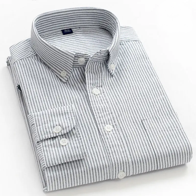 Modern Striped Cotton Shirt