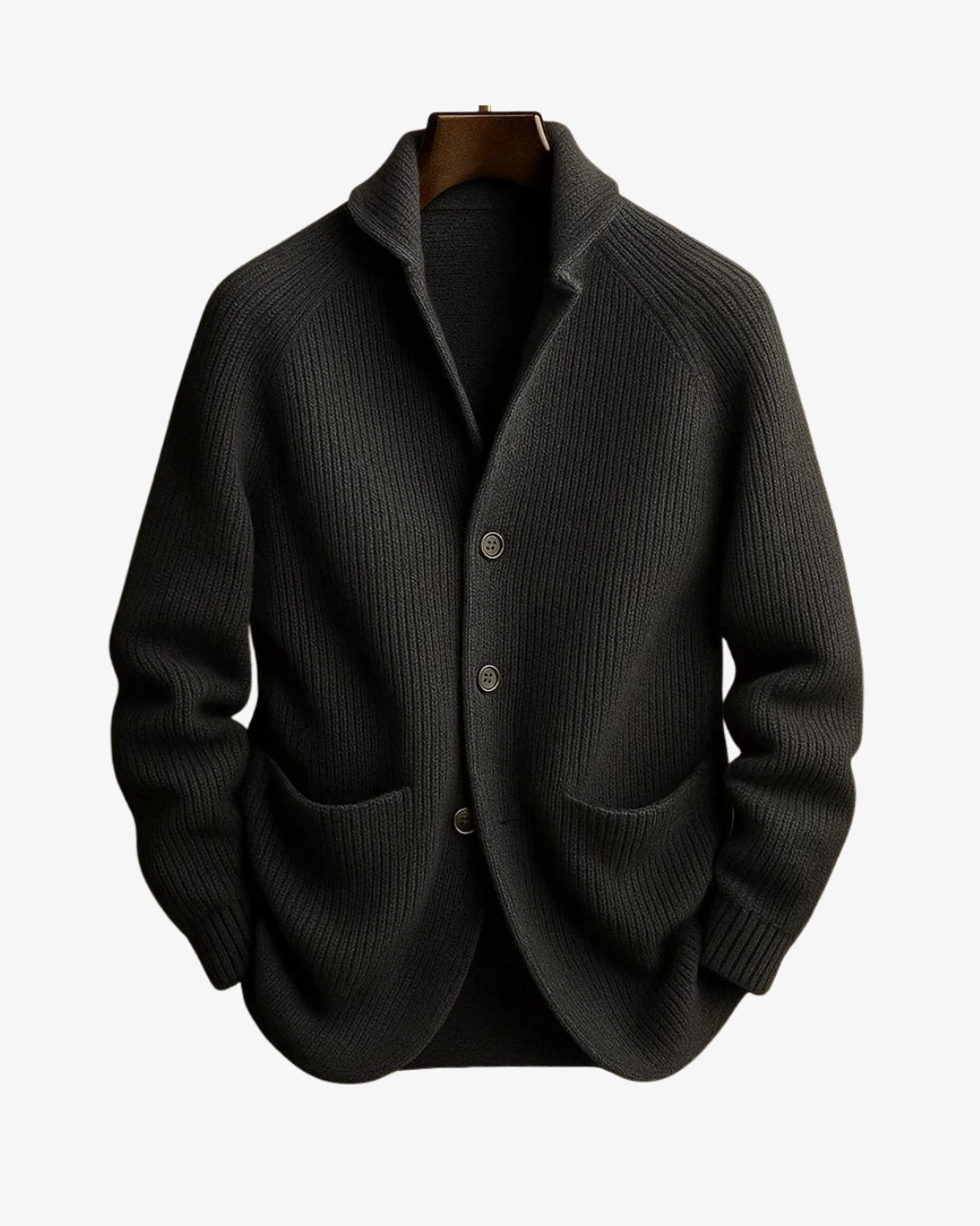 Modern Wool-Blend Cardigan