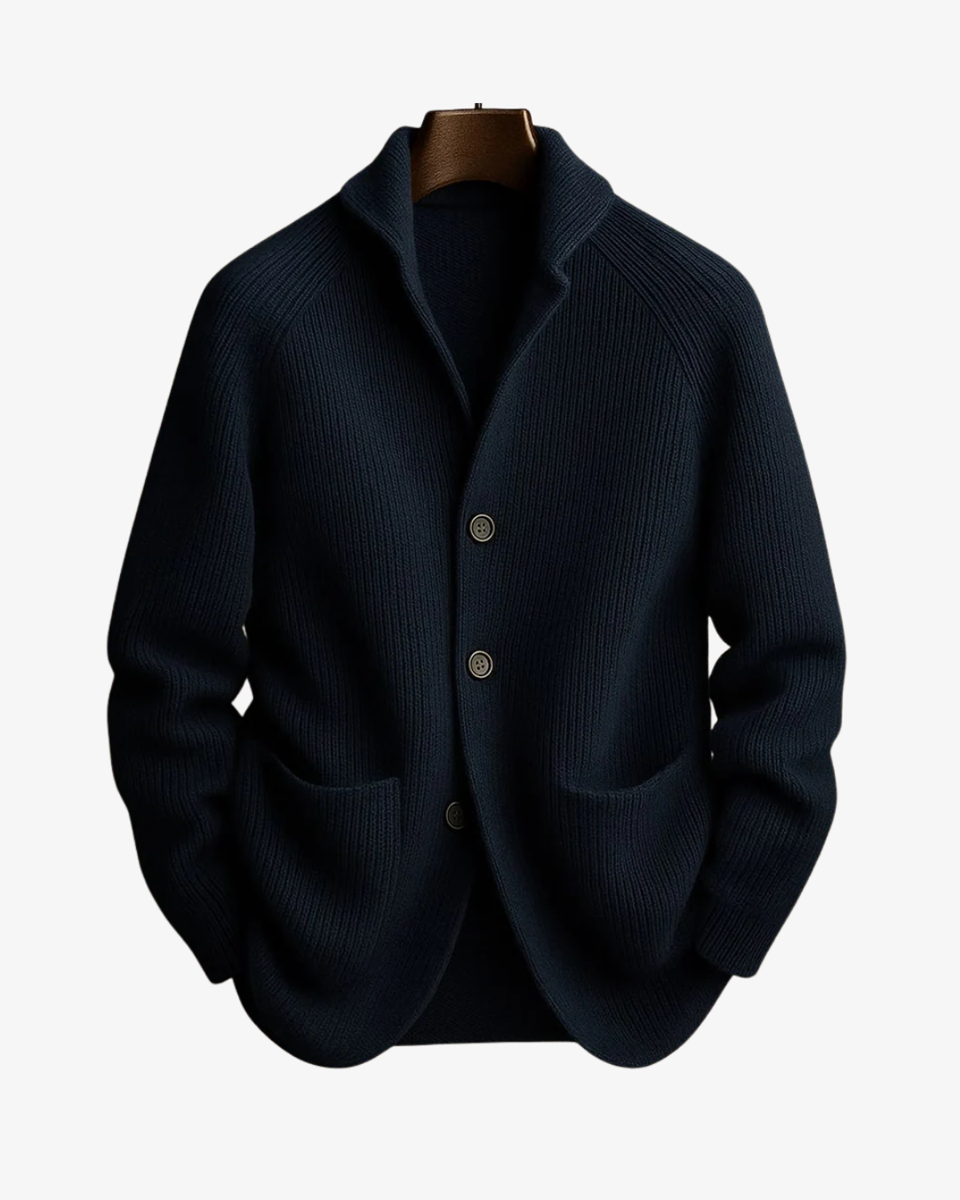 Modern Wool-Blend Cardigan
