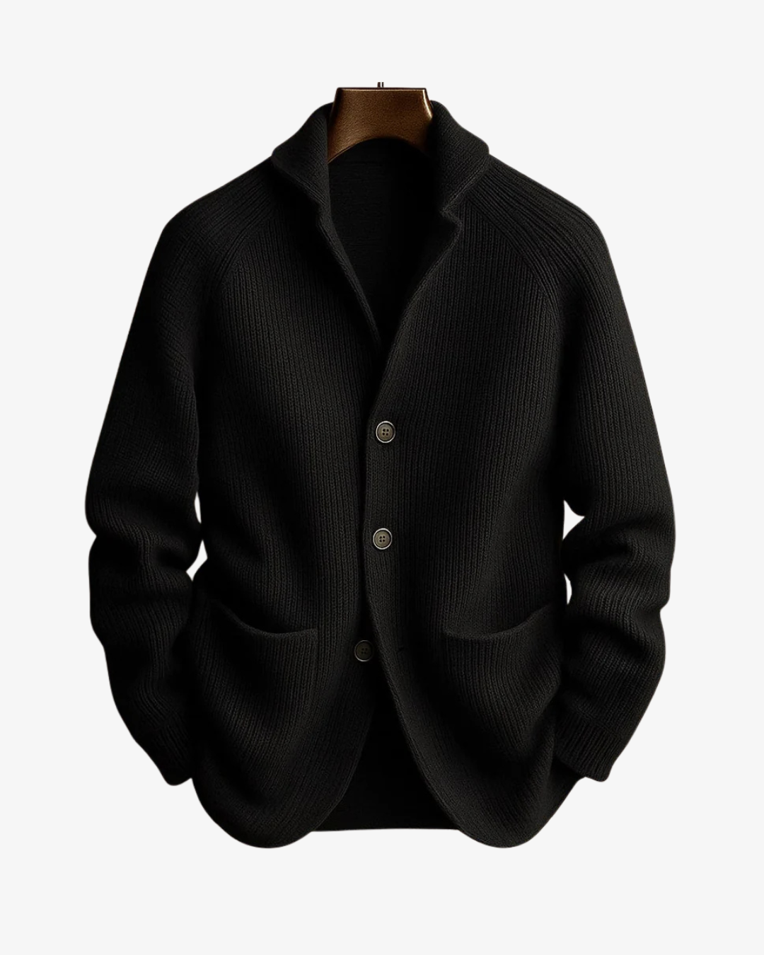 Modern Wool-Blend Cardigan
