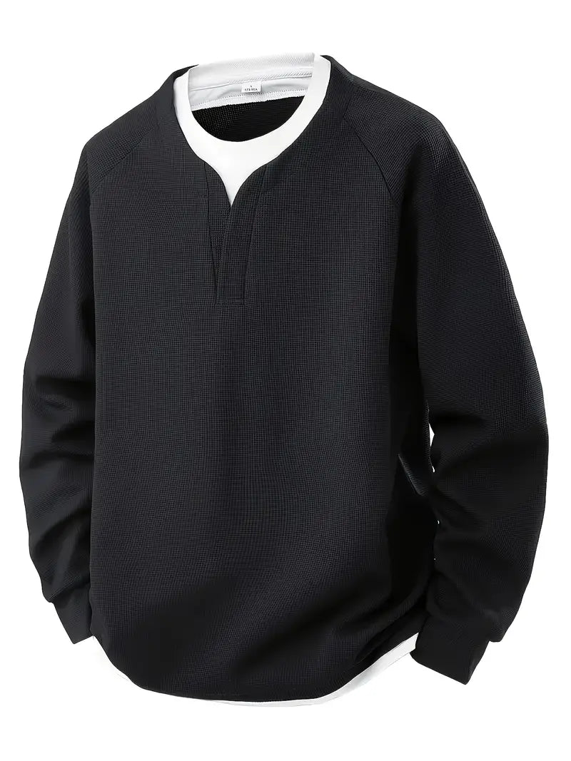 Layered Waffle Long Sleeve