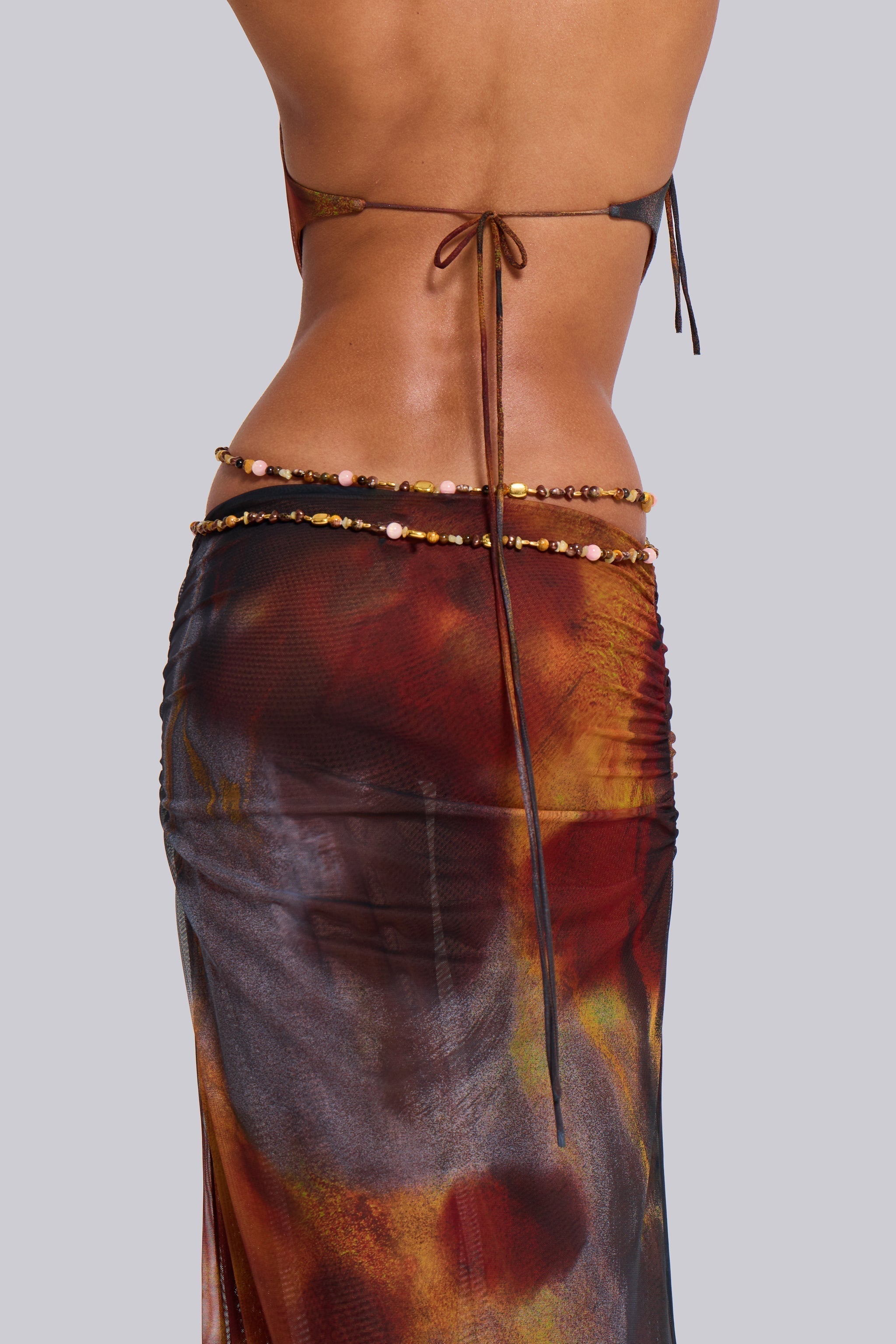 Maxi Jungle Whiskey Dress