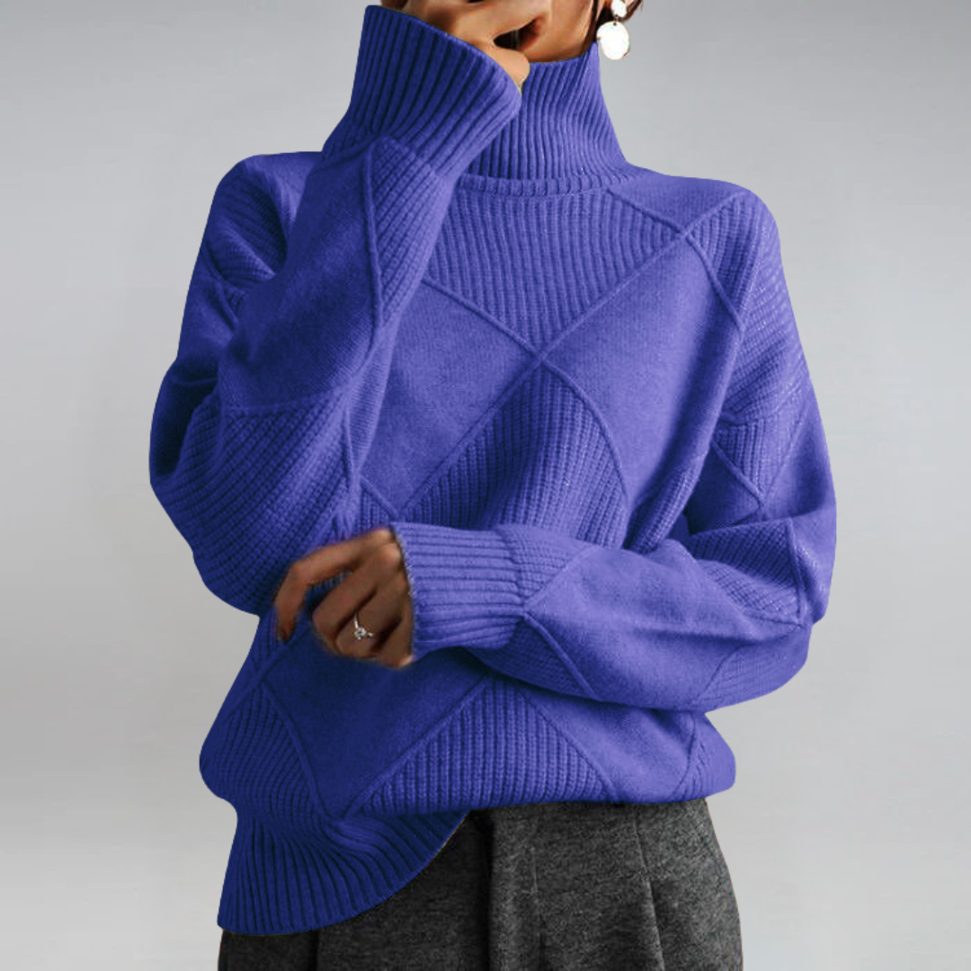 Luxe Cashmere Turtleneck Sweater