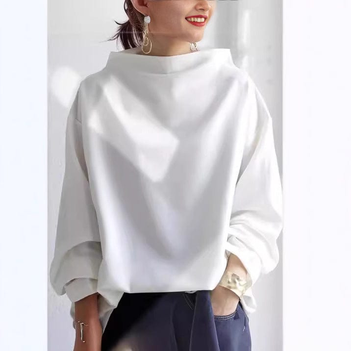 High-Neck Casual Top