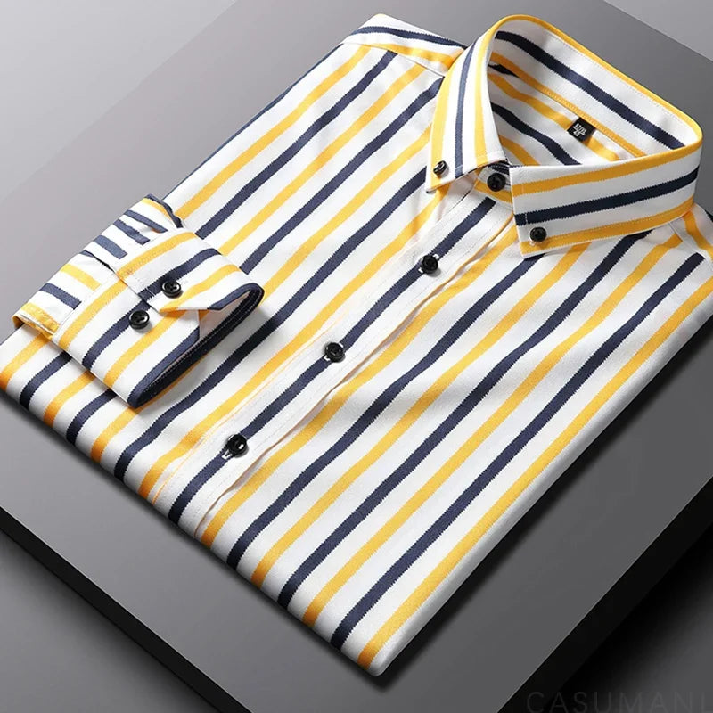 Relaxed Striped Cotton Shirt