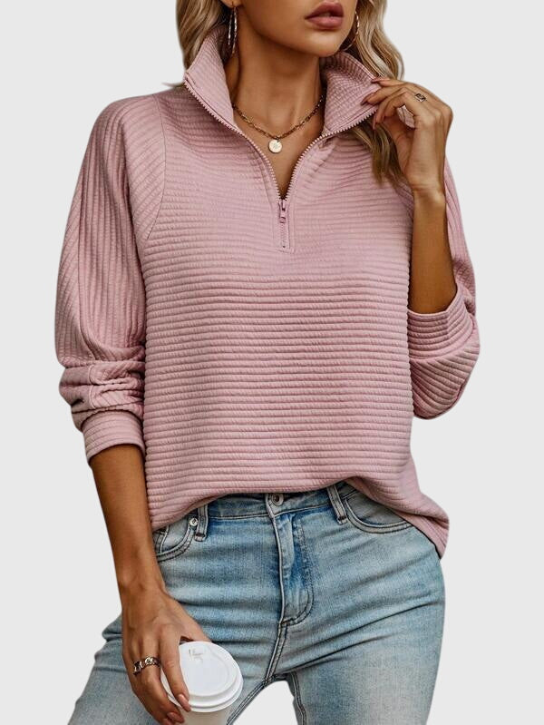 Elegant Half-Zip Sweater