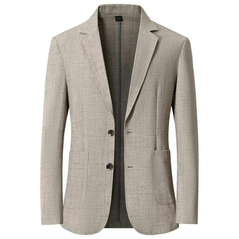 Breathable Linen Blend Blazer