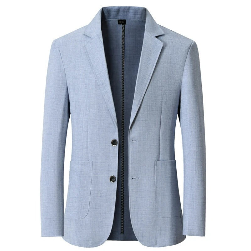 Breathable Linen Blend Blazer